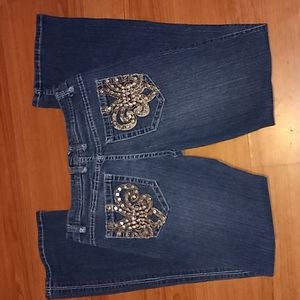 "Daniel Jeans" designer denim jeans with embellishments on pockets